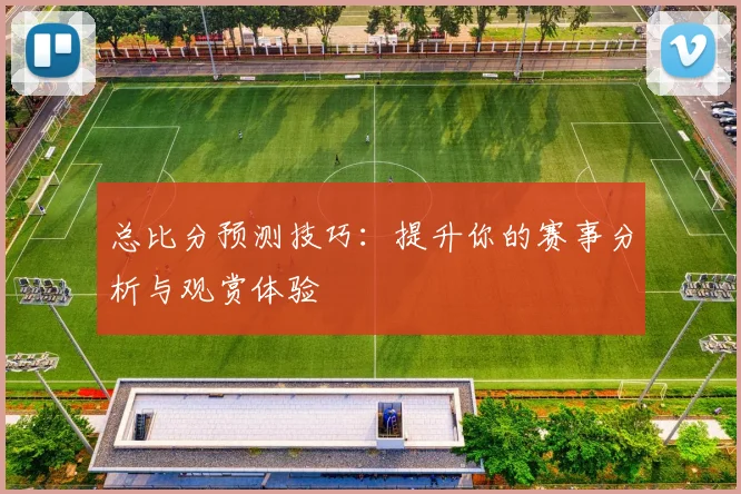总比分预测技巧：提升你的赛事分析与观赏体验